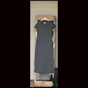 LuLaRoe Maria Maxi Dress XS Dark Gray T Shirt Maxi Floor Length NWOT Stretch